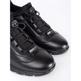 Tênis de sapatos de esportes pretos baixos 1