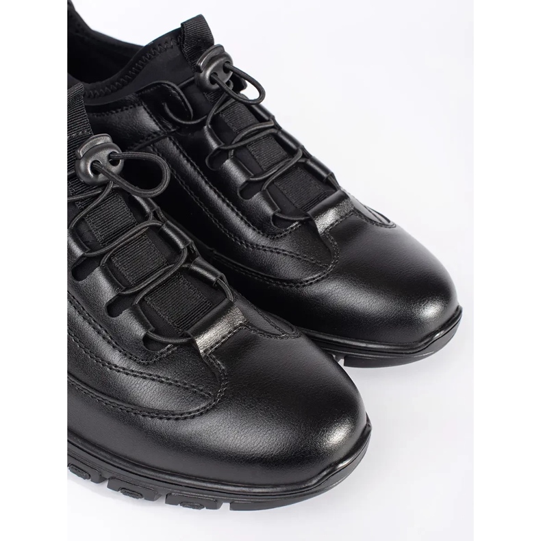 Tênis de sapatos de esportes pretos baixos 1