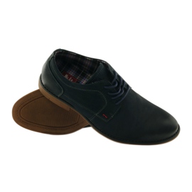 American Club sapatos masculinos americanos 5418 azul marinho 3