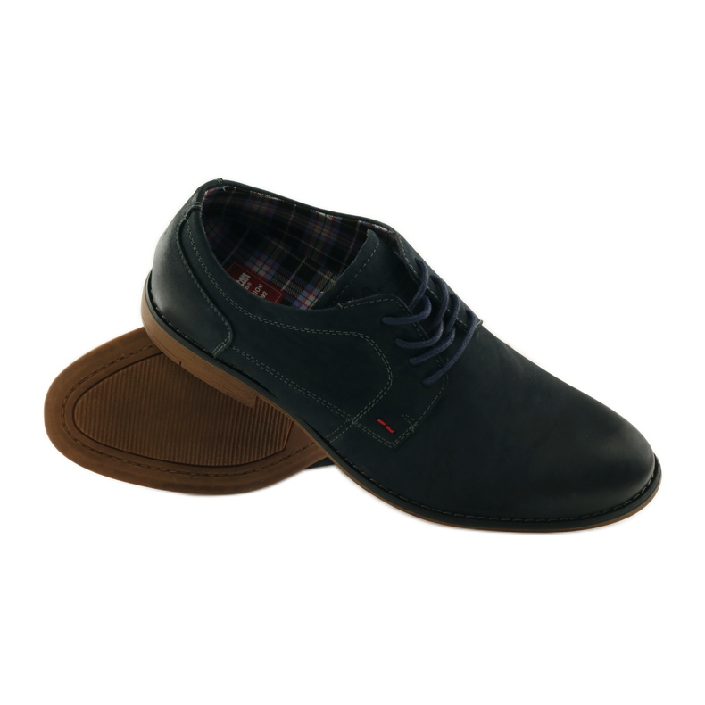 American Club sapatos masculinos americanos 5418 azul marinho 3