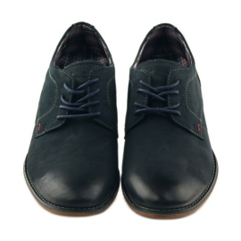 American Club sapatos masculinos americanos 5418 azul marinho 4