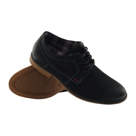 American Club sapatos masculinos pretos americanos 5418 3