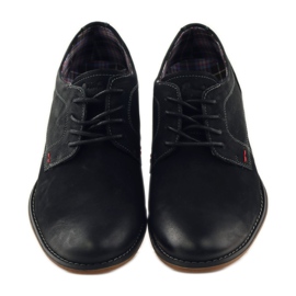 American Club sapatos masculinos pretos americanos 5418 4