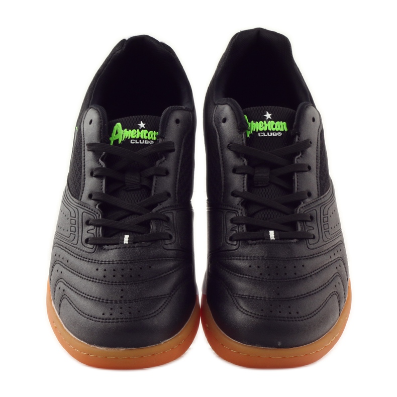 American Club American 160709 tênis esportivo indoor branco preto azul verde 4