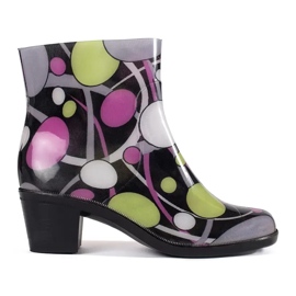 Galochas de pontas altas multicolorido 1