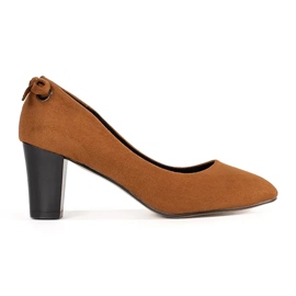 Goodin Sapatos de camurça marrom no pilar 2