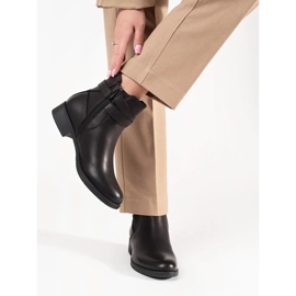 Botas pretas femininas preto 1