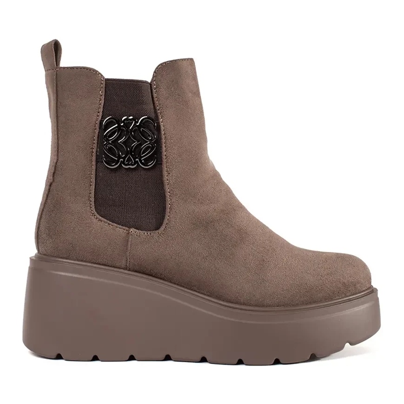 Goodin Botas marrons camurça chetsboxes castanho 1 Goodin Botas marrons camurça chetsboxes castanho 1