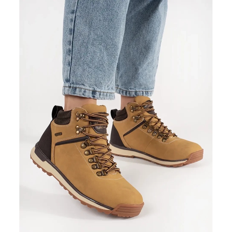 Goodin Sapatos de trekking feminino marrom claro 2