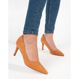 Seastar Bombas de camelo no salto alto castanho 2 Seastar Bombas de camelo no salto alto castanho 2