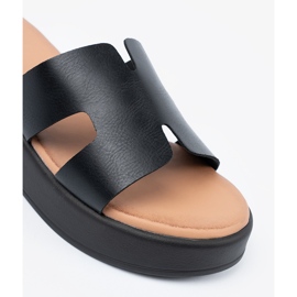 Seastar Chinelos de plataforma preta feminina preto 2