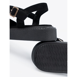 Seastar Sandália preta com fivela preto 1