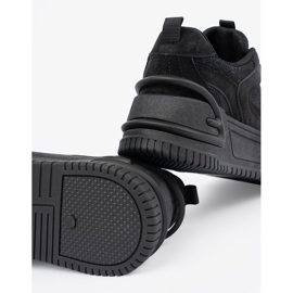 Tênis femininos com renda preta preto 1