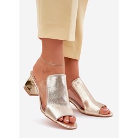 Flips femininos no poste de ouro dourado 1