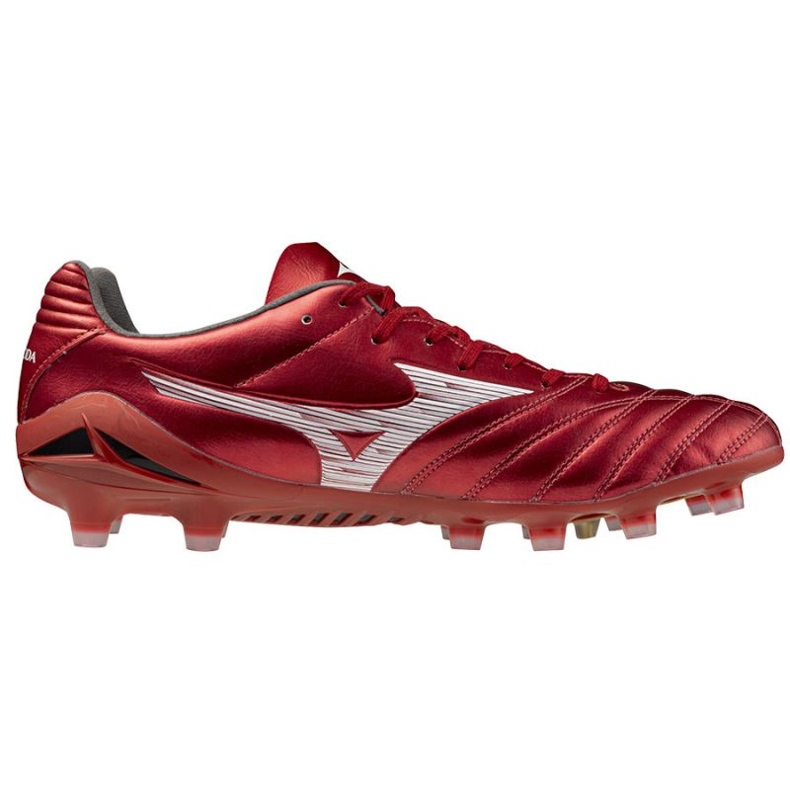 Mizuno Mizuno Neo III Pro P1GA252260 Sapatos de futebol vermelho 2