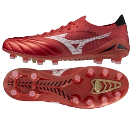 Mizuno Morelia Neo IV beta elite FG P1GA254260 Sapatos de futebol vermelho 1