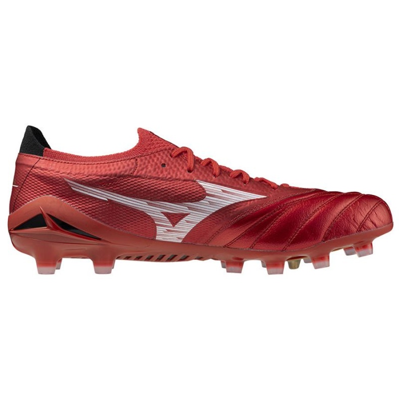 Mizuno Morelia Neo IV beta elite FG P1GA254260 Sapatos de futebol vermelho 2