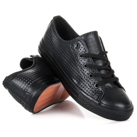 Kylie Tênis a céu aberto na encadernação preto 2