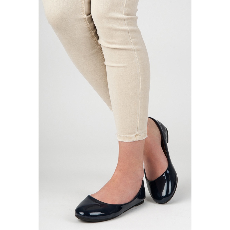 Bailarinas lacadas azul 2