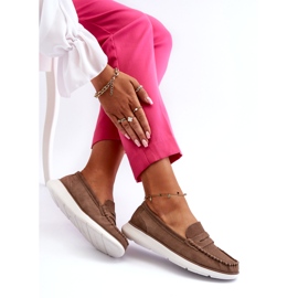 Suades de camurça feminina no Sergio Leone SP012 Light Beige bege 4