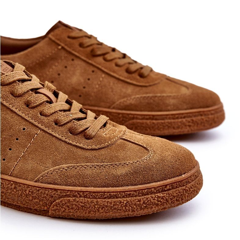 Tênis masculino de camurça Big Star NN174186 Camelo bege 3