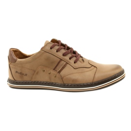 Polbut Sapatos masculinos casuais marrons 1801 marrom 6