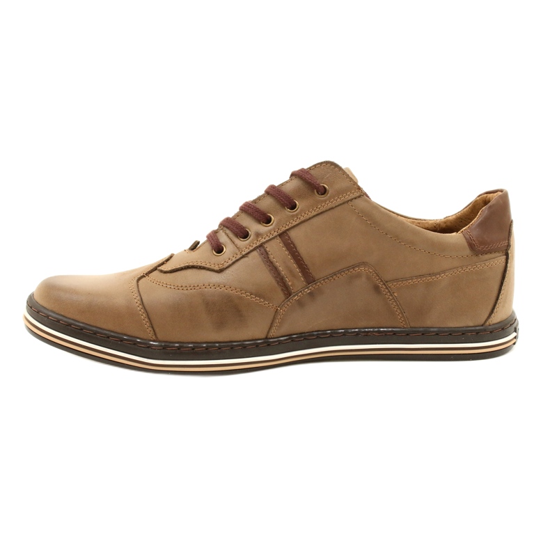 Polbut Sapatos masculinos casuais marrons 1801 marrom 7