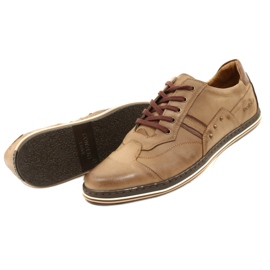 Polbut Sapatos masculinos casuais marrons 1801 marrom 10
