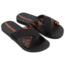 Slide Ipanema Slide 27214 BC402 Black Leopard Flip -Flops - preto 1