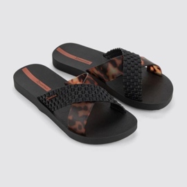 Slide Ipanema Slide 27214 BC402 Black Leopard Flip -Flops - preto 3