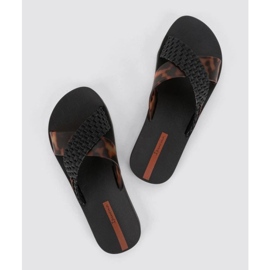 Slide Ipanema Slide 27214 BC402 Black Leopard Flip -Flops - preto 4