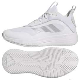 Adidas OwnThegame 3.0 JR6671 Sapatos de basquete branco 1