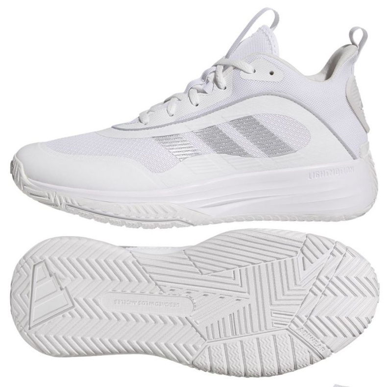 Adidas OwnThegame 3.0 JR6671 Sapatos de basquete branco 1
