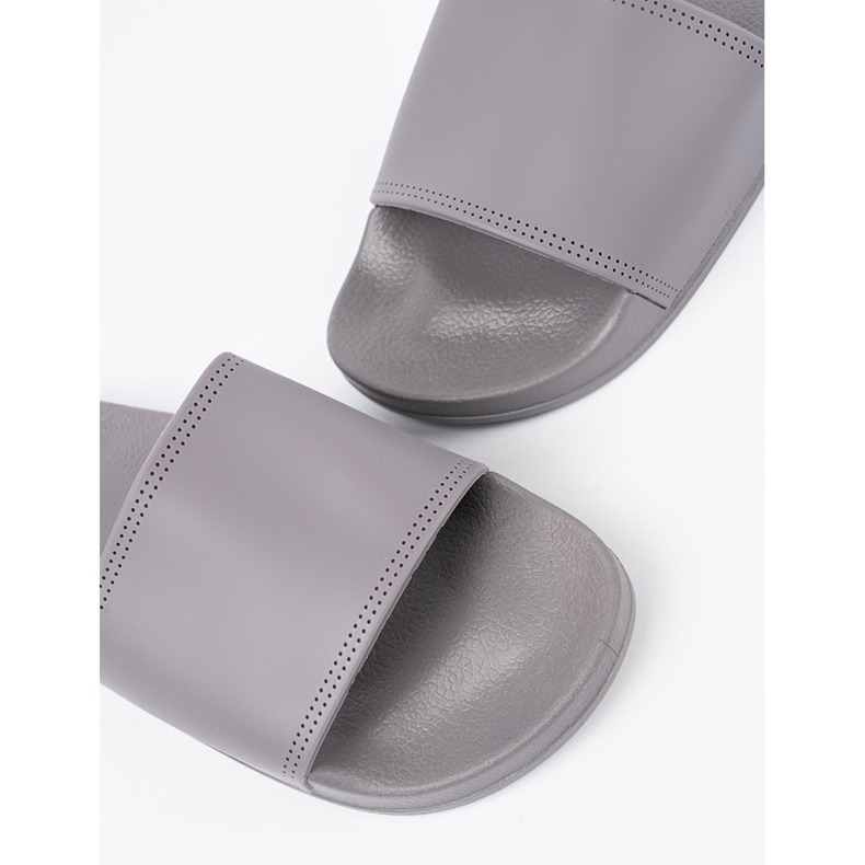 Shelvt Flip esportivo de mulheres cinzas -Flops 1