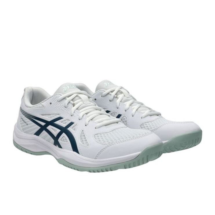 ASICS UPCURT 6 1071A104 104 Taplo de vôlei branco 1
