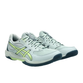 Sapatos de vôlei de gel-bocket asics 12 1071A116 300 verde 1