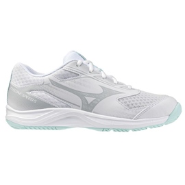 Velocidade do ciclone mizuno 5 v1gc258045 tênis de vôlei branco 1