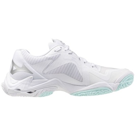 Mizuno Wave Lightning Z8 V1GC240045 Sapatos de vôlei branco 1