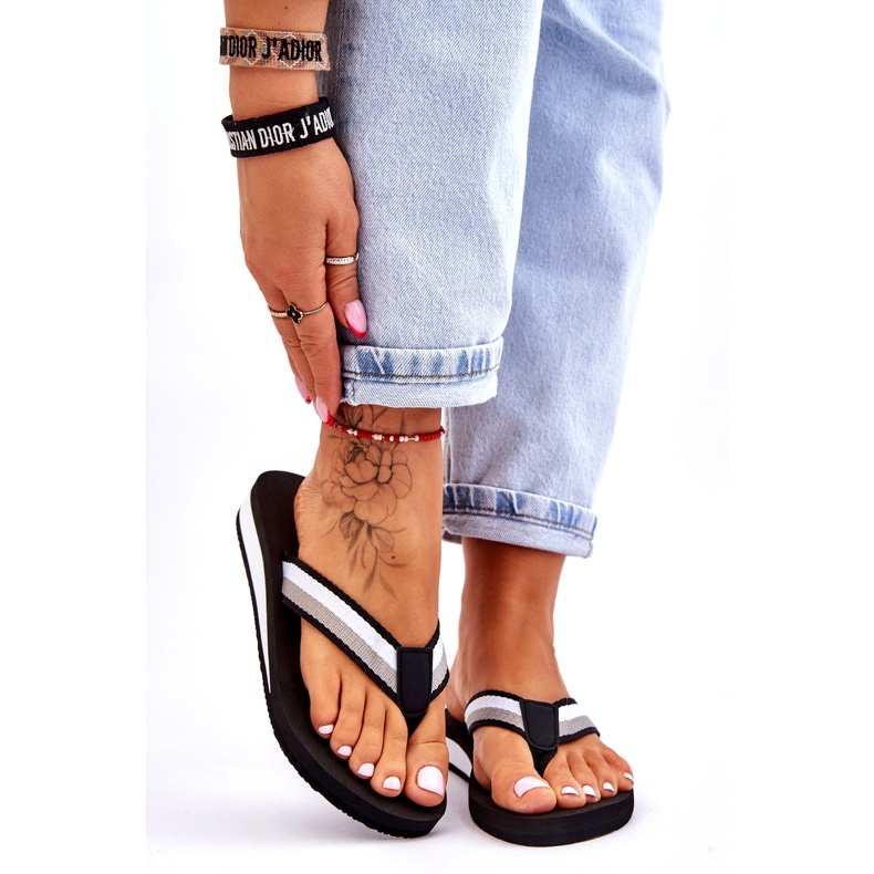 Chinelos Big Star Plataforma Feminino LL274781 Preto 1