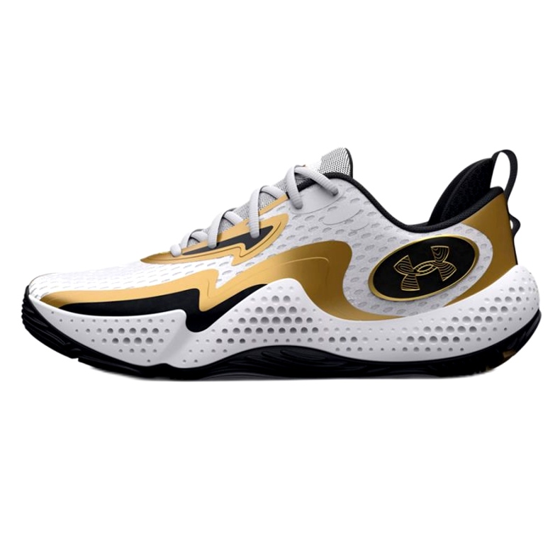Sapatos de basquete Under Armour Spawn 5 3026285 101 branco 1 Sapatos de basquete Under Armour Spawn 5 3026285 101 branco 1