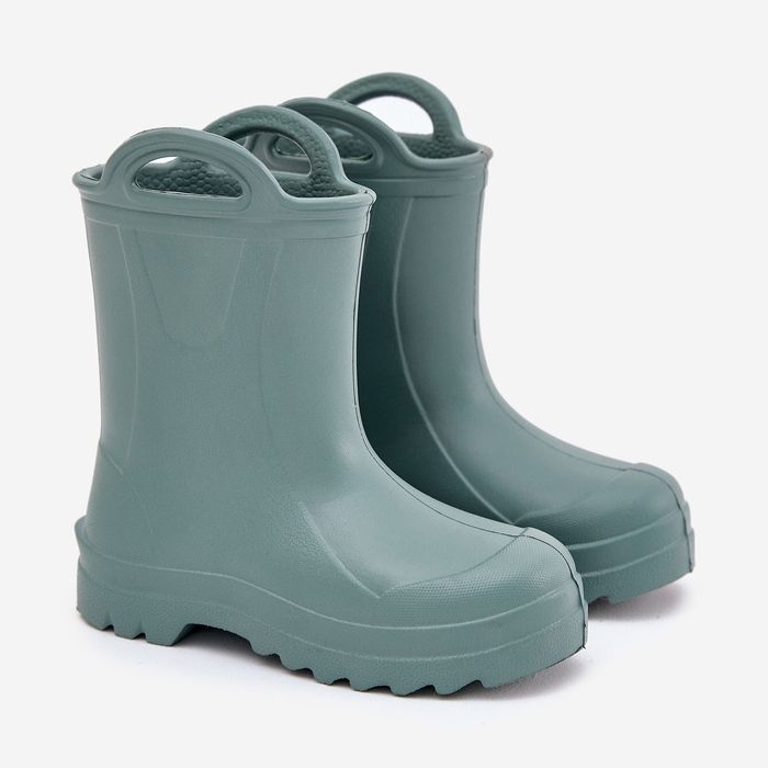 Galoshes infantis de Lemigo Doggy 735 Green verde 1
