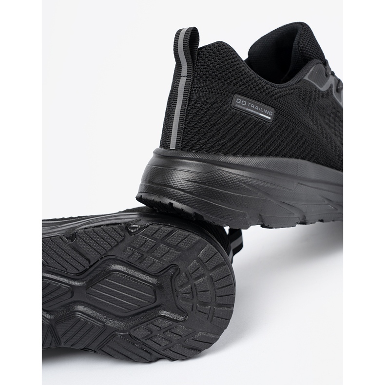 DK Sapatos masculinos de esportes leves preto 1