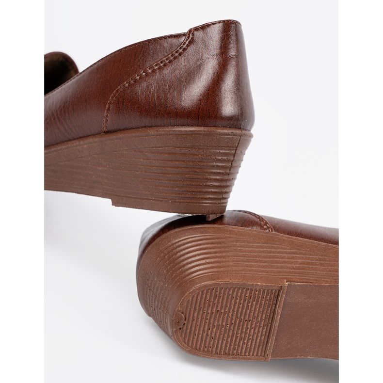 Brown Classic Insertion Shoes castanho 1