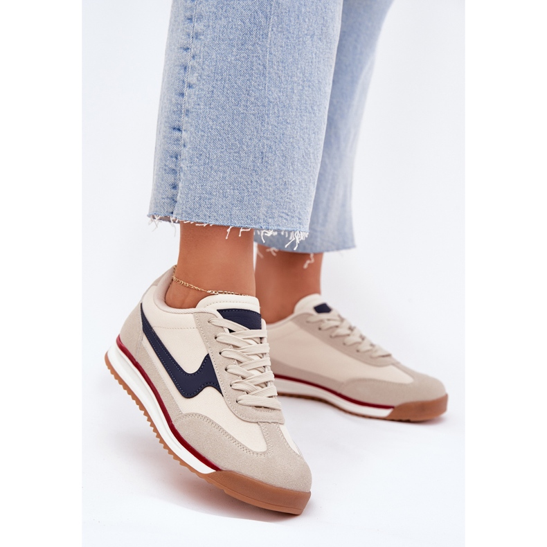 EVento Tênis feminino bege calçado esportivo 2