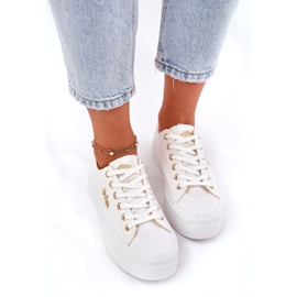Tênis femininos na plataforma Lee Cooper LCW-25-02-3289 White branco 2