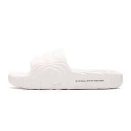 Flip -flaps para mulheres/homens Adidas Adilelette 22 Cristal branco com uma sola branca perfilada confortável (HQ4672) 1
