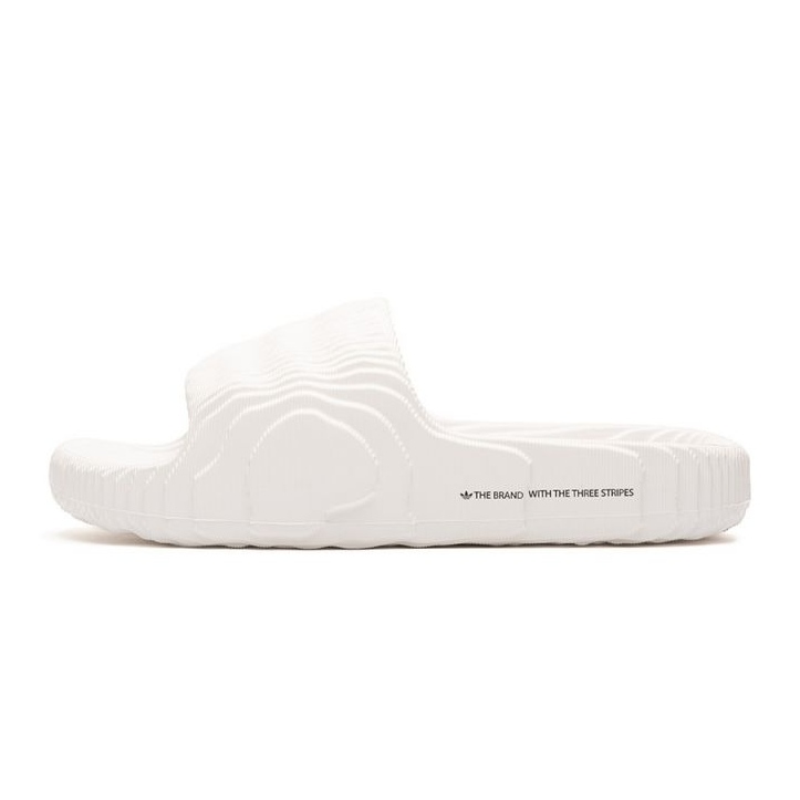 Flip -flaps para mulheres/homens Adidas Adilelette 22 Cristal branco com uma sola branca perfilada confortável (HQ4672) 1