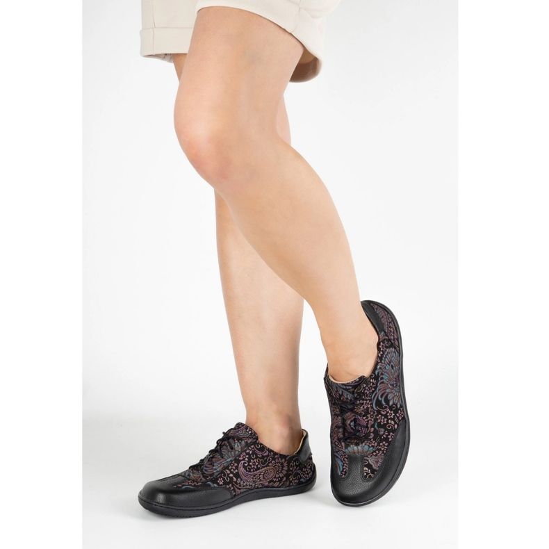 Olivier Sapatos de couro descalço tais tênis minimalistas tênis roxos tênis de estampa roxa tolet 2