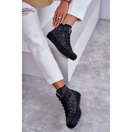 Big Star Grande estrela feminina isolada preto gg274069 tênis cinza 5