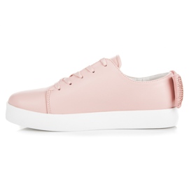 Vices Tênis amarrado com um laço rosa 1